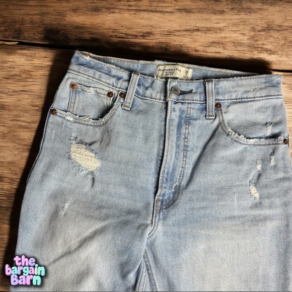 Abercrombie & Fitch Women’s The Skinny High Rise Distressed Denim Jeans (2) - Picture 2 of 4